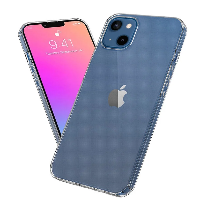 MG Ultra Clear 0.5mm silikónový kryt na iPhone 13 Pro Max, priesvitný