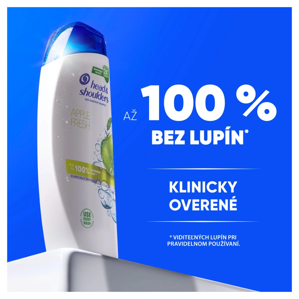 H&S SHP APPLE FRESH 800ML 1×800 ml, šampón proti lupinám