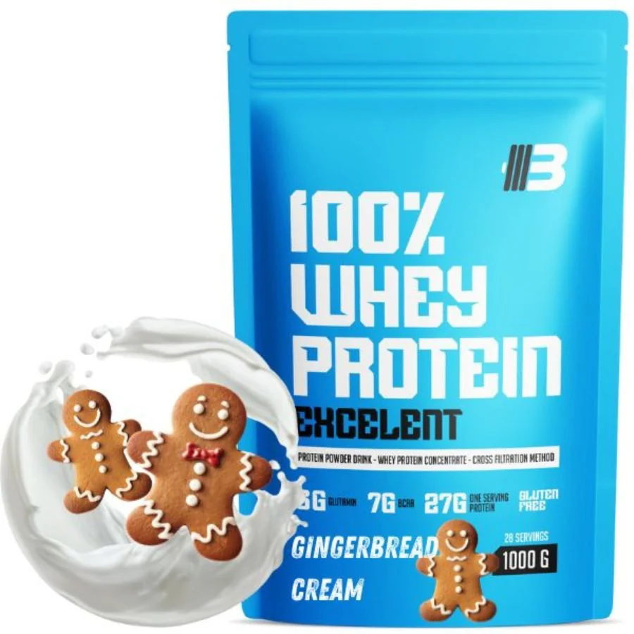 Excelent 100% Whey Proteín – perník od BODY NUTRITION - 1000g
