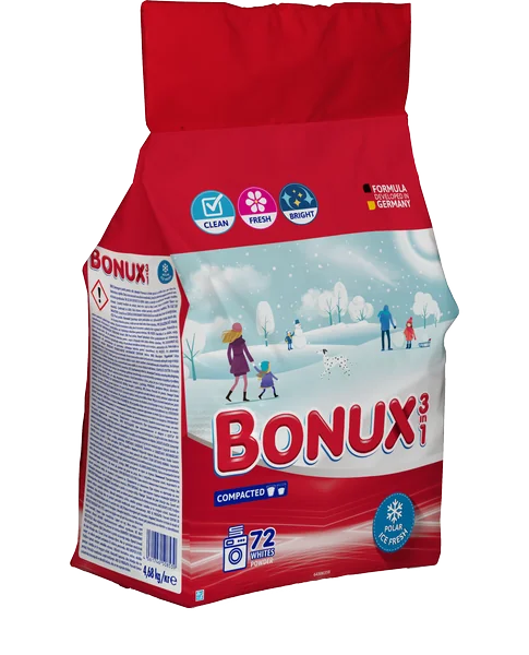 Bonux prášok 4680g/72PD Ice fresh White 1×4680 g, prací prášok