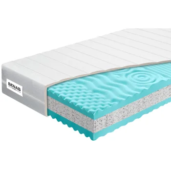Matrac Benab Dream Hard 18 H4 / H5 120 x 200 cm Penový matrac 18 cm sendvičový zónová ortopedické