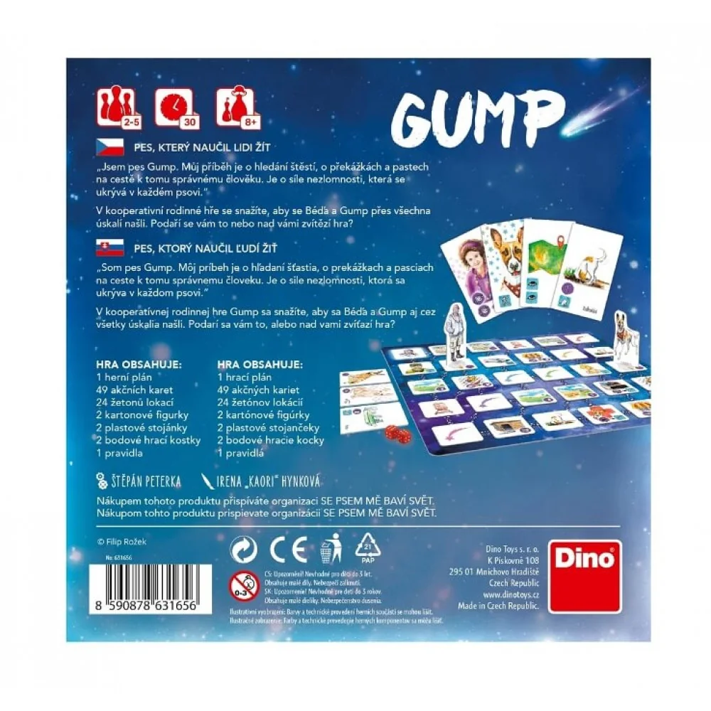 Spoločenská hra Gump-DINOTOYS