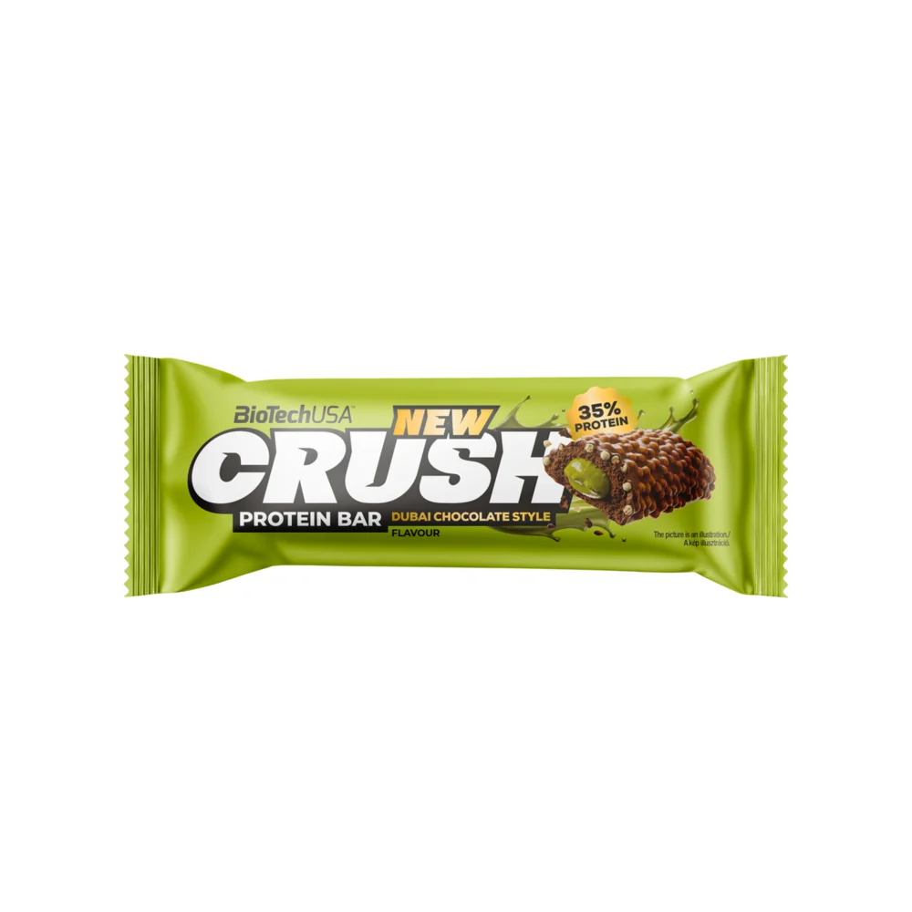 Biotech USA Crush Protein Bar dubajský čokoládový štýl 45 g