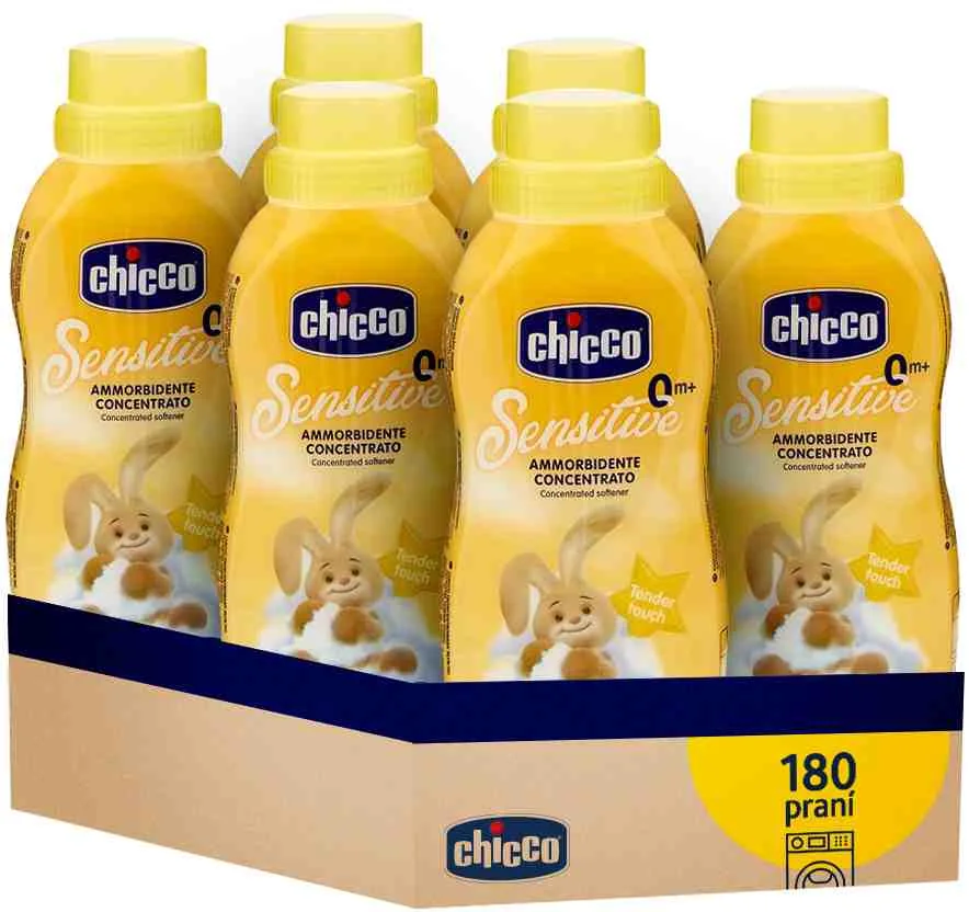 CHICCO Aviváž koncentrovaná Jemný dotyk 750 ml (6×30 praní) 6×750 ml, aviváž