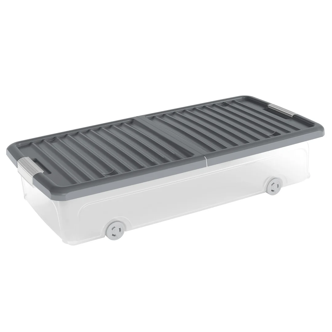 Box KIS W Box Underbed L transparentné, šedé veko 244313