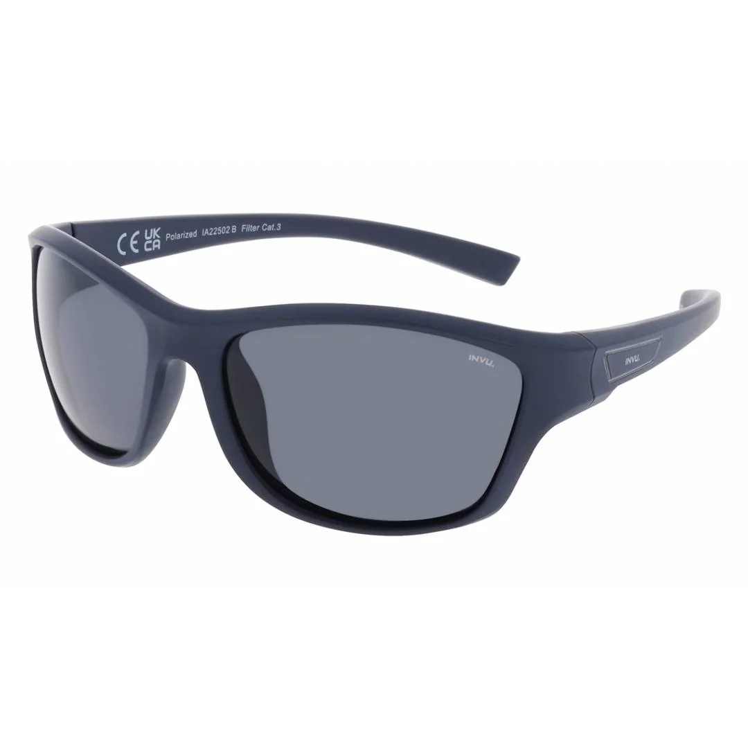 INVU IA22502B slnečné okuliare matt navy smoke Športové slnečné okuliare