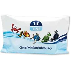 Tip Line detské čistiace vlhč.obrúsky 1×60 ks, čistiace vlhčené obrúsky