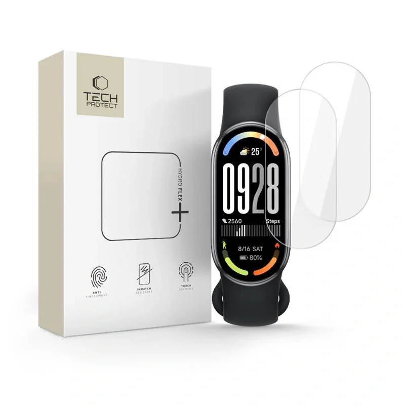 Tech-Protect Hydro Flex 2x ochranné sklo na Xiaomi Smart Band 8 / 9 / 10 10