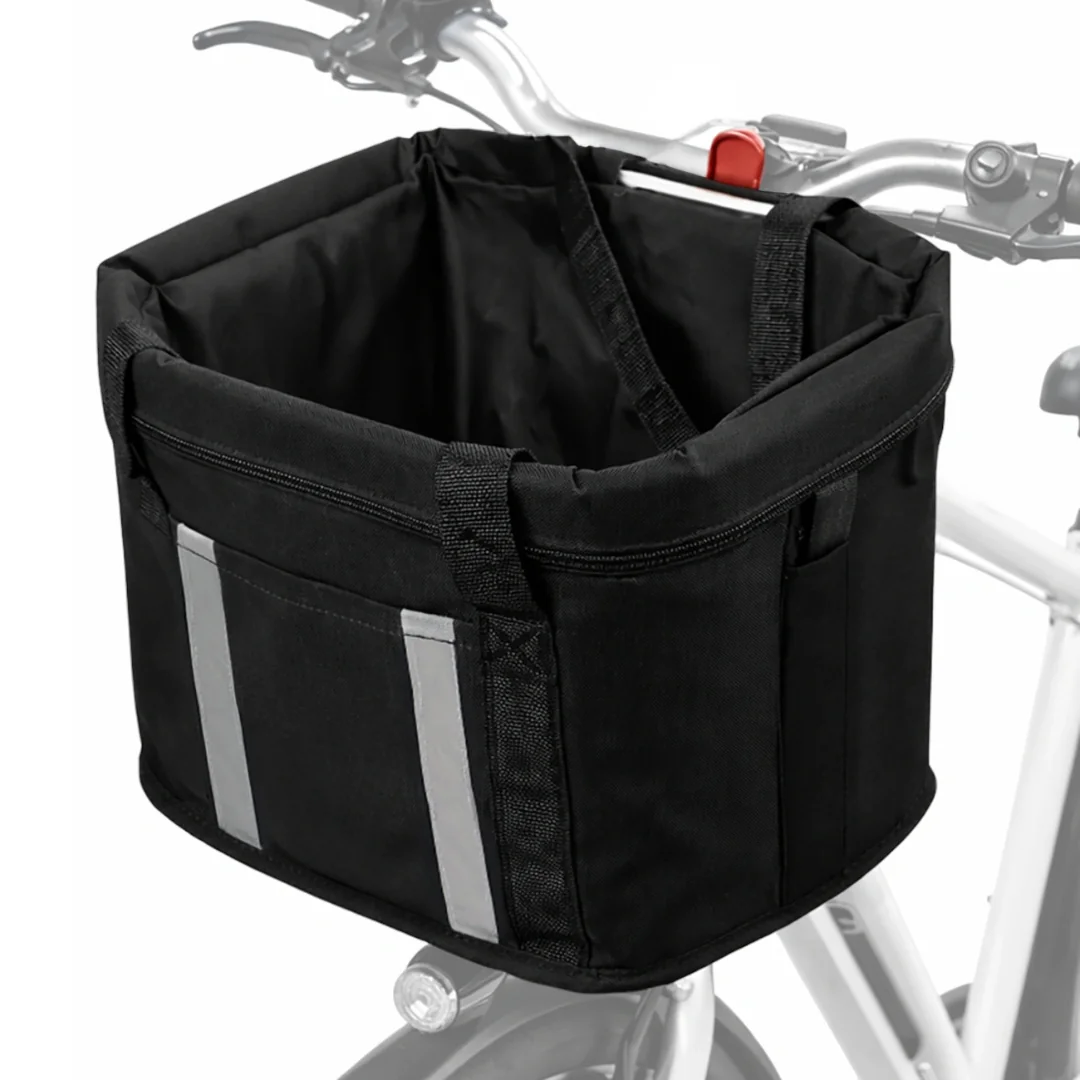 MG Bike Basket V2 košík na bicykel na riadidlá, čierny