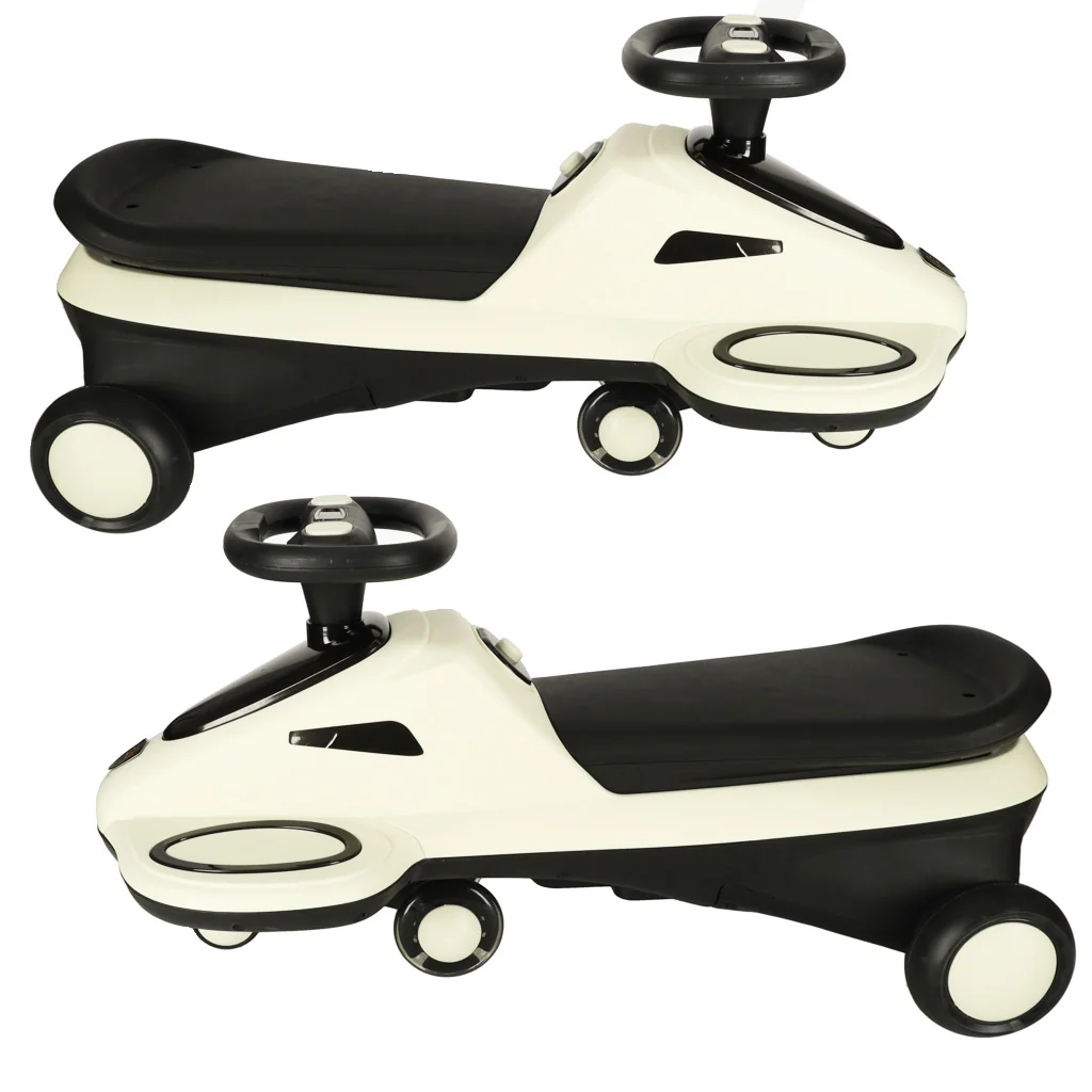 Gravity Ride odrážadlo s LED kolesami – béžovo-čierne