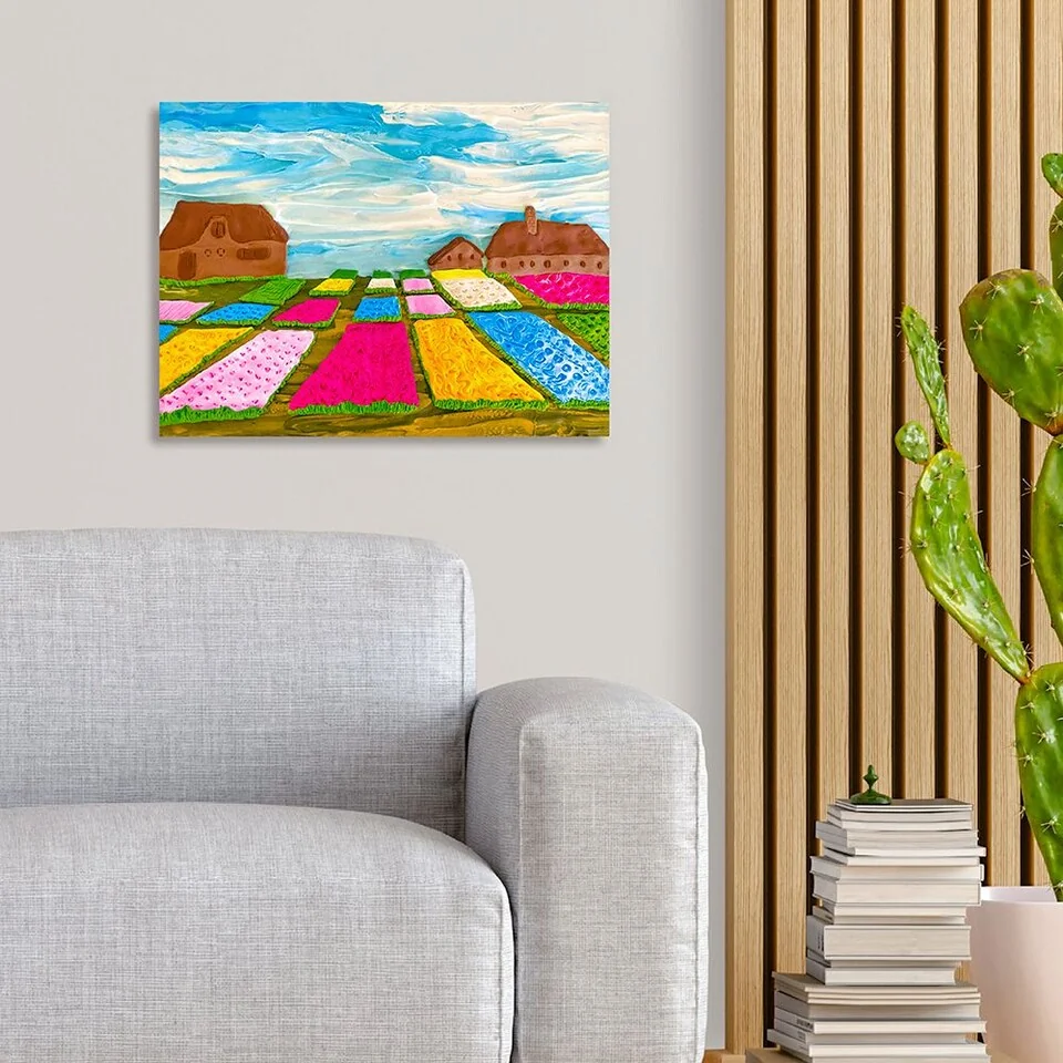 OKTO kreatívna 3D sada “Kvetinové záhony v Holandsku” 30x40cm