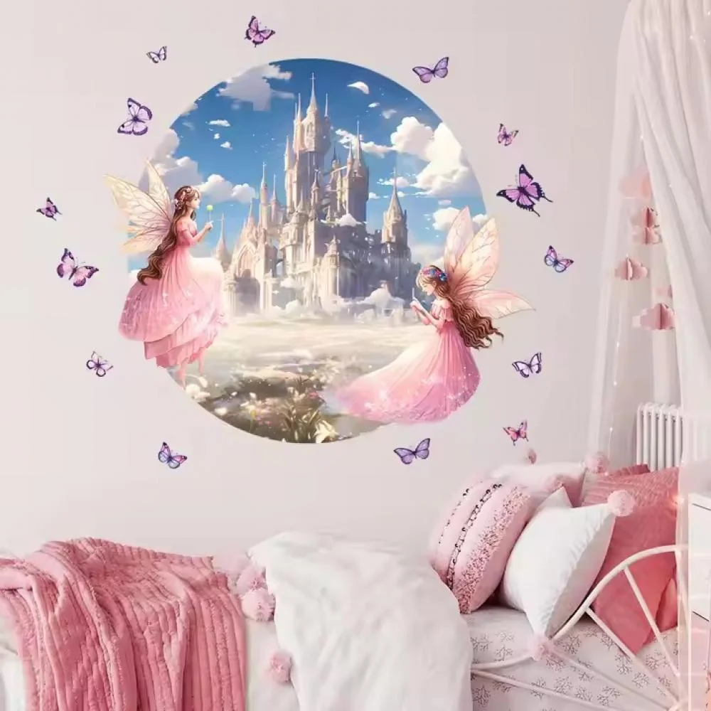 Samolepka na stenu/Tapeta Fairytale Castle