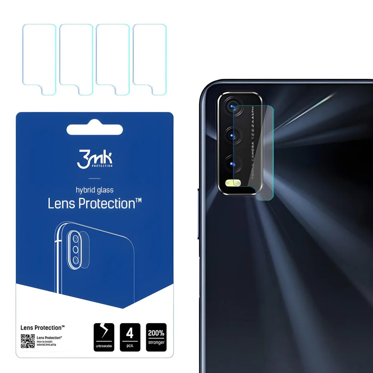Sklo na kameru 3mk pre Vivo Y20i