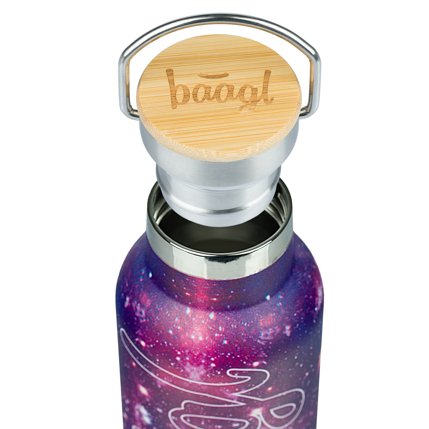 Baagl Termofľaša Galaxy s bambusovým viečkom 500 ml Objem 500 ml