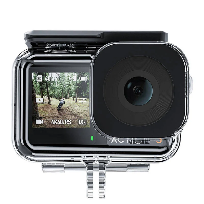 Telesin Waterproof puzdro na DJI Action 3, priesvitné