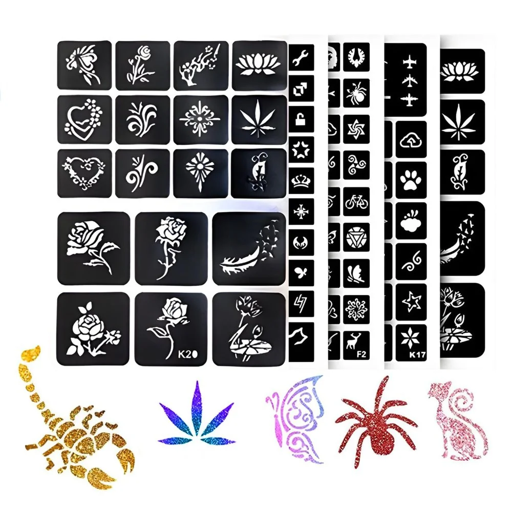 MG Tattoo Kit tetovacia sada pre deti, trblietavé