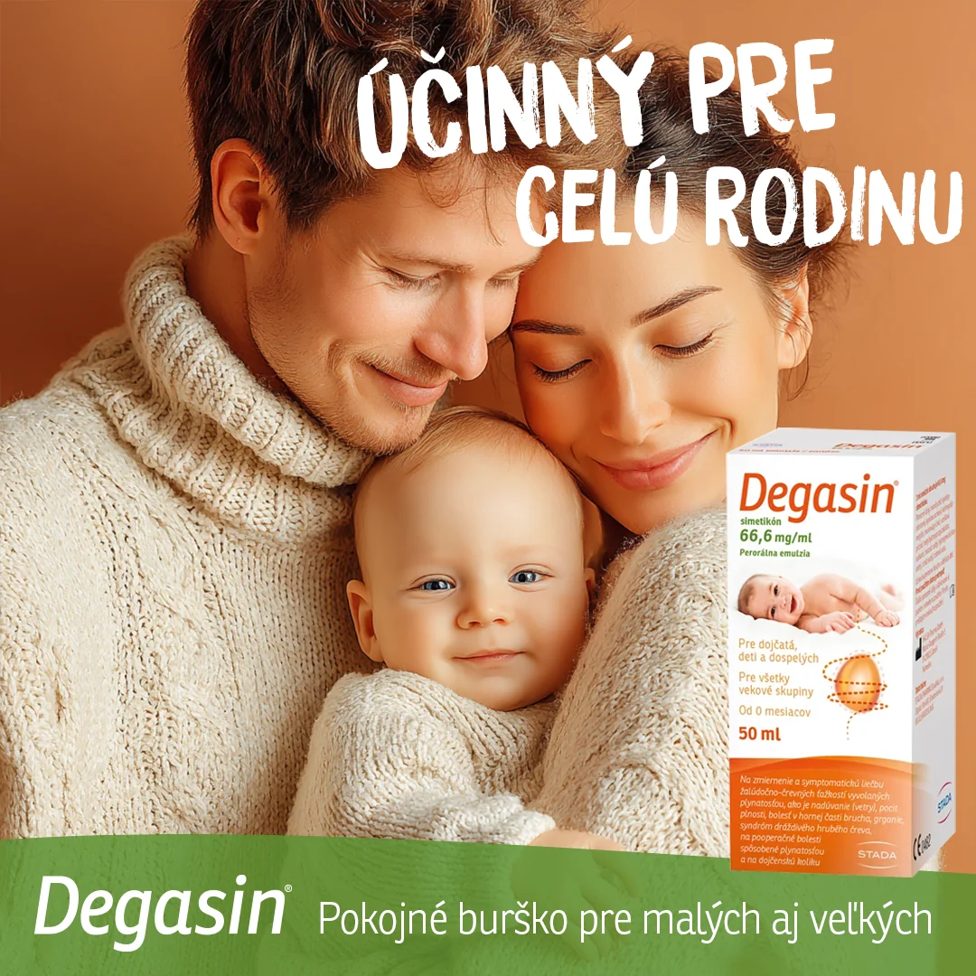 Degasin Simetikón 66,6 mg/ml 1×50 ml, perorálna emulzia