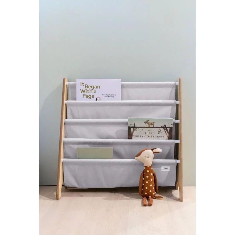 3 SPROUTS - Stojan na knihy Recycled Solid/Light Gray