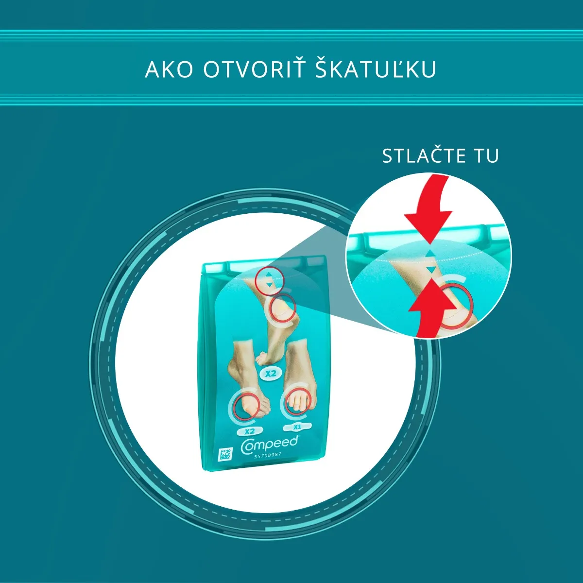 Compeed NÁPLASŤ na pľuzgiere MIX 1×5 ks, náplaste MIX