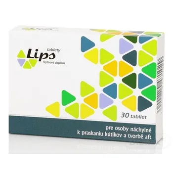 Lips tablety 1×30 tbl, tablety na afty a zápaly