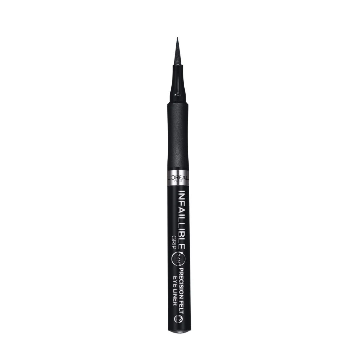 L'Oréal Paris Infaillible Grip 27H Precision Felt 01 black linka na oči 1×1 ml, linka na oči
