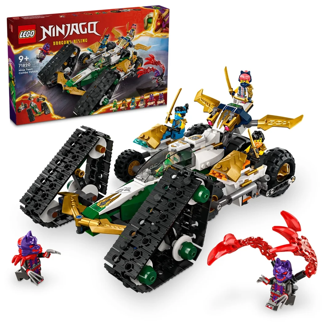 LEGO® Ninjago® 71820 Tím nindžov a kombo vozidlo
