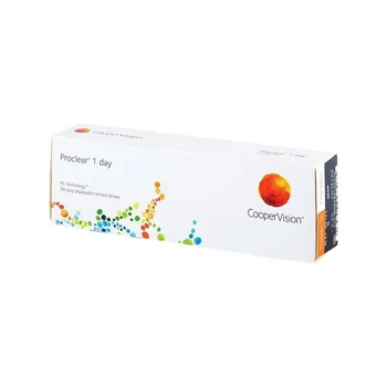 Denné Proclear 1 Day (30 šošoviek) Dioptrie: -3.25, Zakrivenie: 8.7