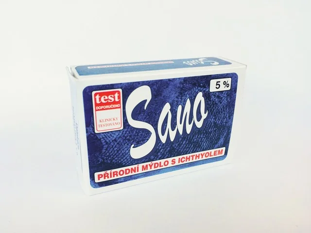 SANO tuhé mydlo s ichtamolom 5% 100 g