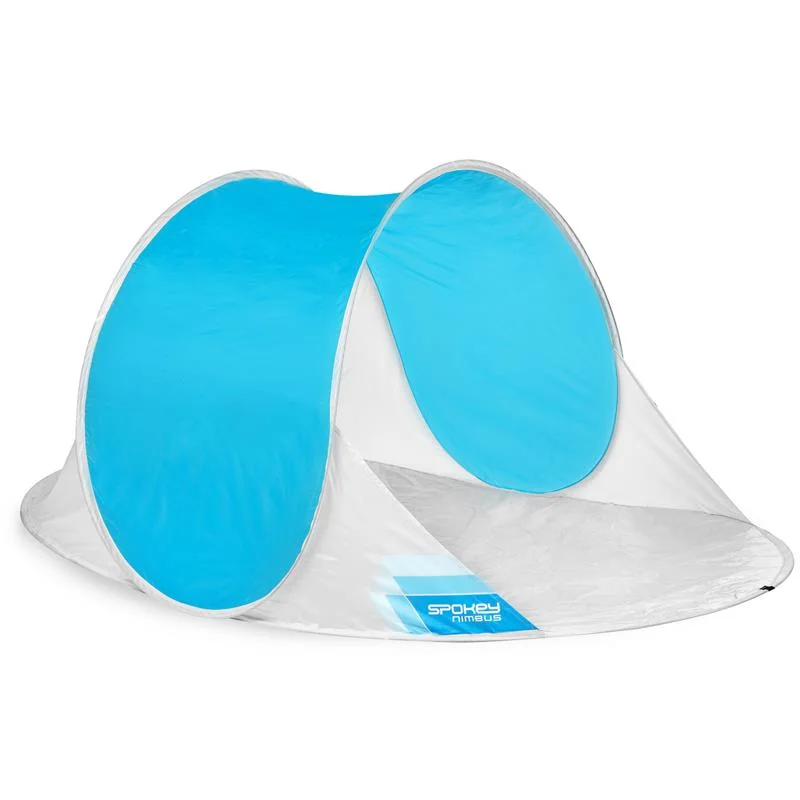 SPOKEY - NIMBUS Samorozkladací outdoorový paraván bielo-modrý