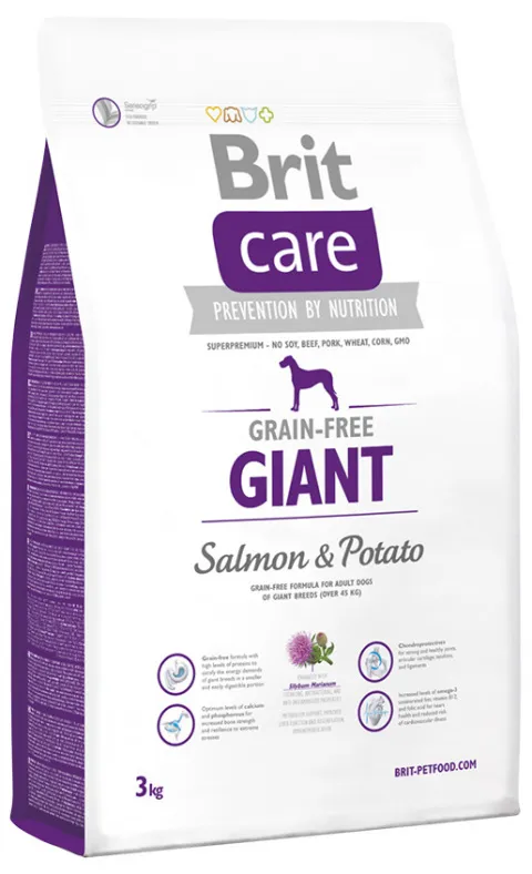 Brit Care Grain-free Giant Salmon&Potato 3kg