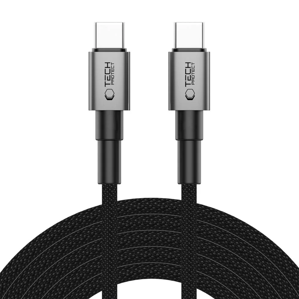 Tech-Protect Ultraboost DNA kábel USB-C / USB-C PD 100W / 5A 3m, šedý