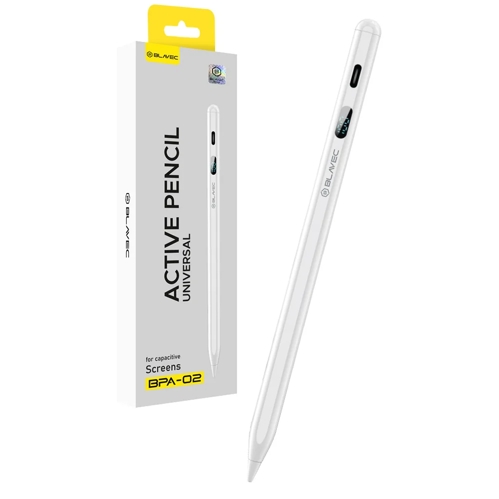 Blavec BPA-02 Active Stylus pero na tablet, biely