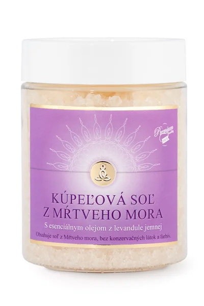 ZENDREAMTHERAPY Kúpeľová soľ z Mŕtveho mora s éterickým olejom levanduľa 1×500 g, soľ z Mŕtveho mora