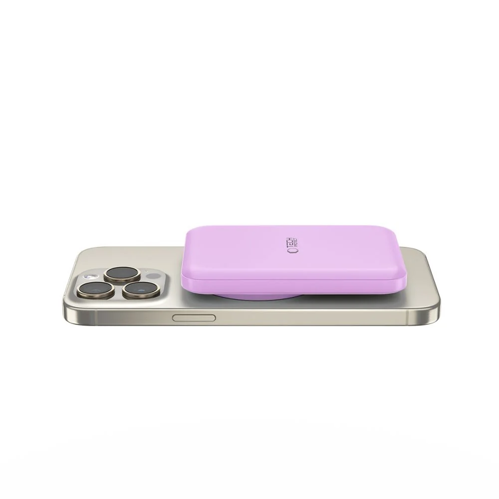 Tech-Protect PB10 LifeMag MagSafe Powerbank 5000mAh, fialový