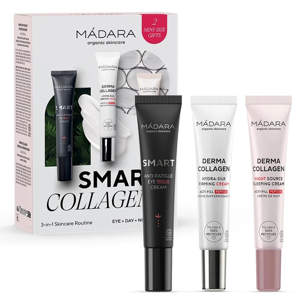 MÁDARA SMART COLLAGEN Set starostlivosti o pleť 3v1 1×1ks, darčeková sada