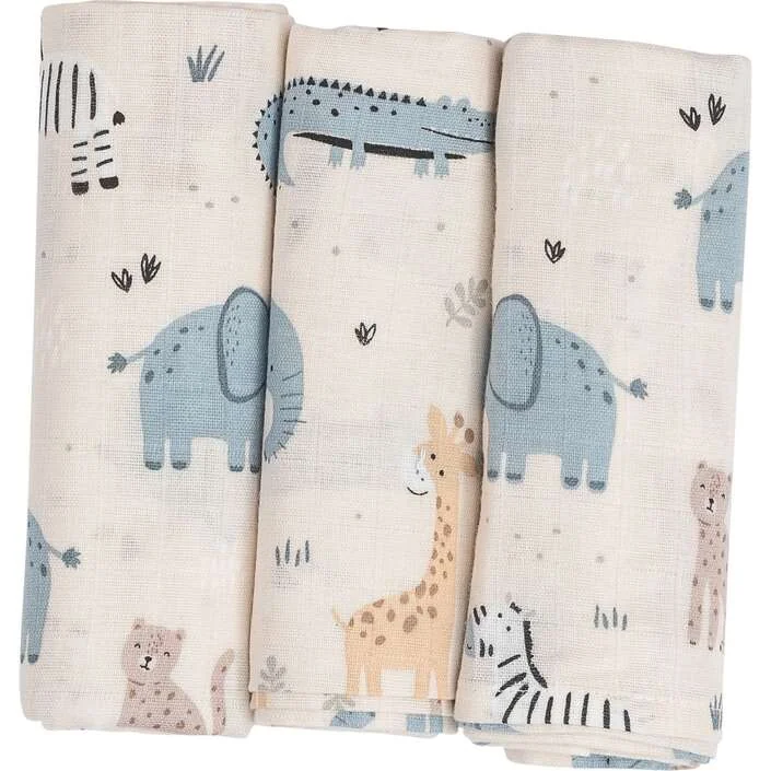 Set plienok TETRA 80x80cm FreeON - béžové safari (3ks)