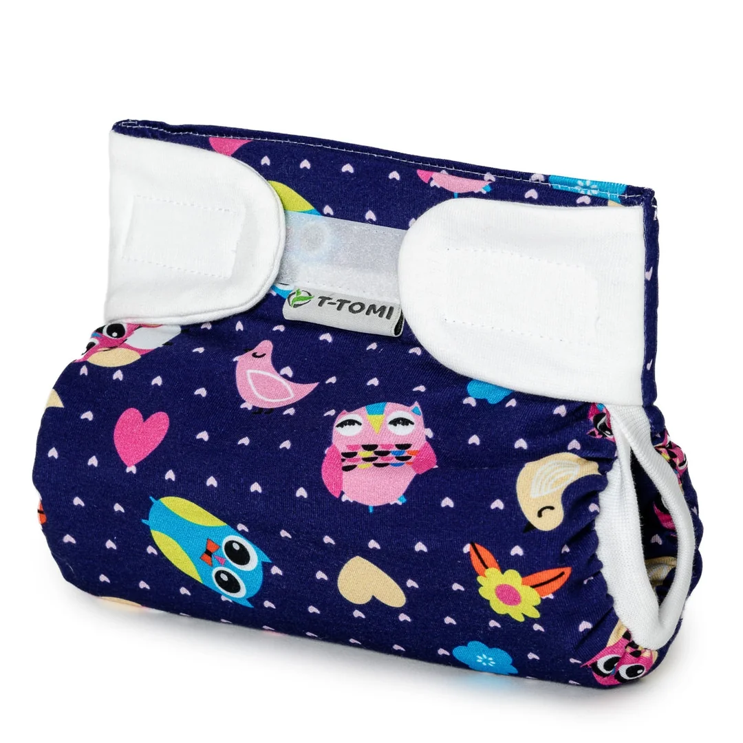Ortopedické abdukčné nohavičky T-TOMI - Sovy na suchý zips (5-9 kg)