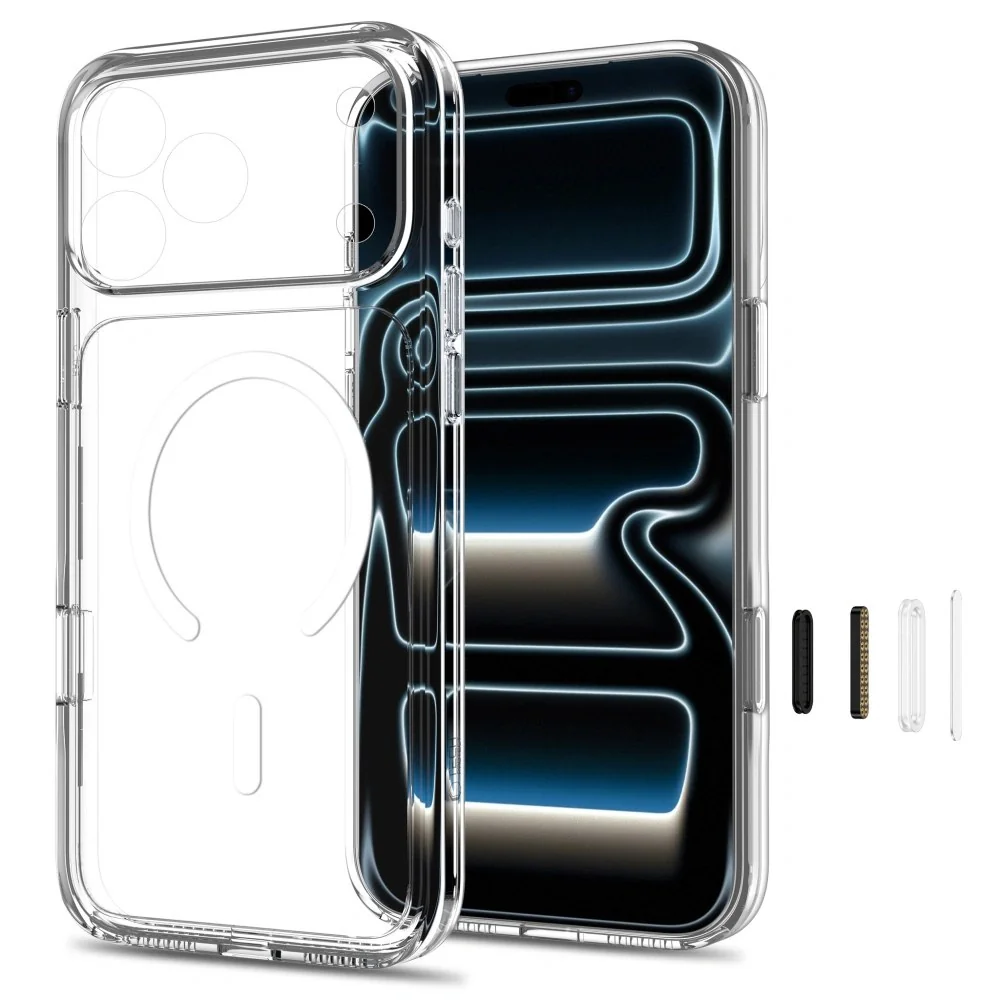 Tech-Protect FlexAir Hybrid CC MagSafe kryt na iPhone 17 Pro / 18 Pro, priesvitný