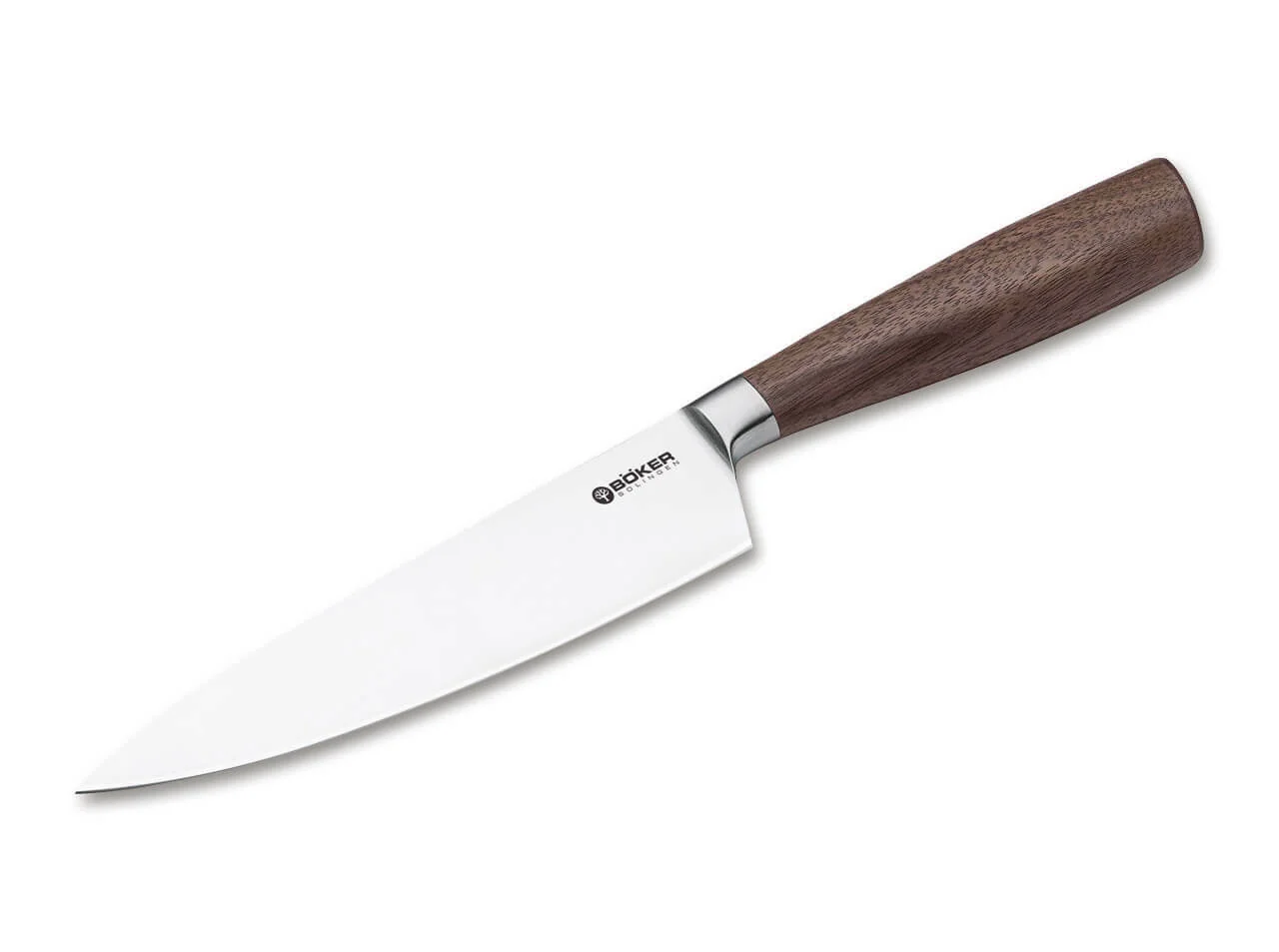 Böker Core malý kuchársky nôž 16cm, orechové drevo