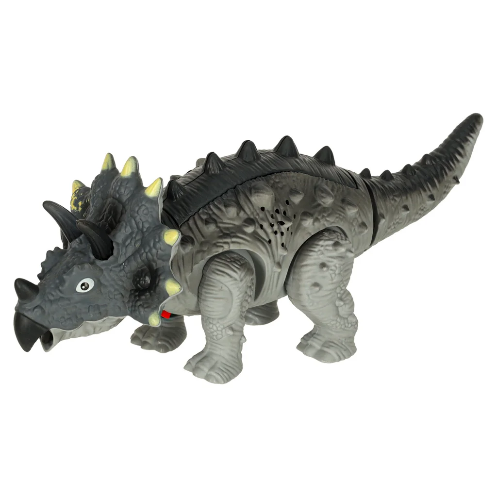 Dinosaurus RC Triceratops na diaľkové ovládanie chodí svieti revú