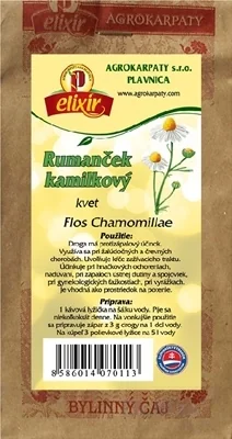 AGROKARPATY RUMANČEK KAMILKOVÝ 1×40 g, sypaný čaj