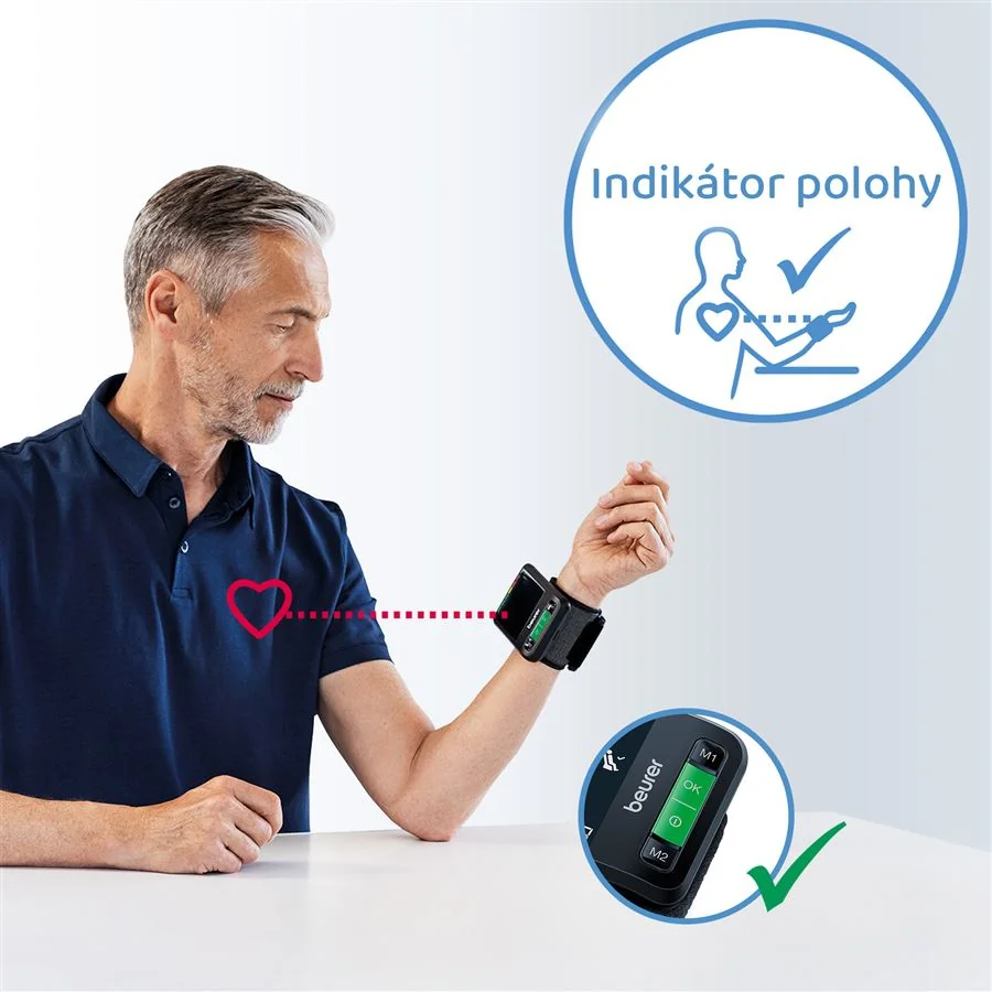 Zápästný tlakomer BEURER BC 87 s Bluetooth
