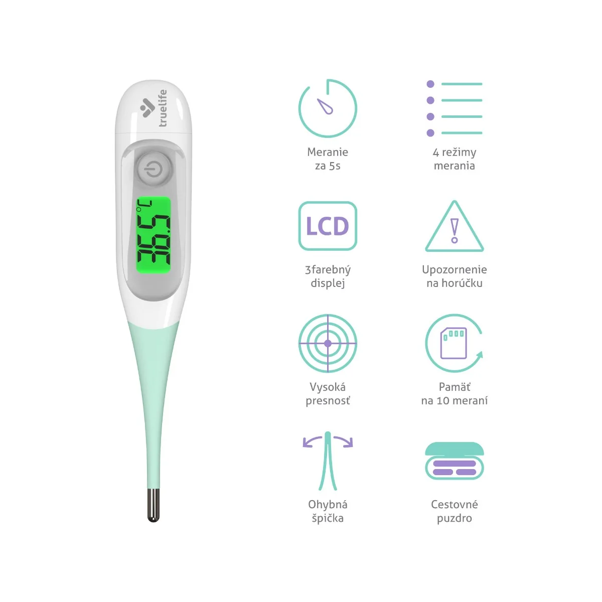 TrueLife Care T3 1×1 ks, kontaktný teplomer