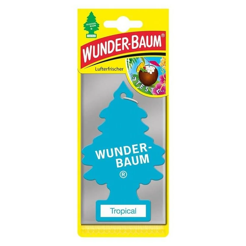 WunderBaum Tropical 5g 1×1 ks, osviežovač vzduchu