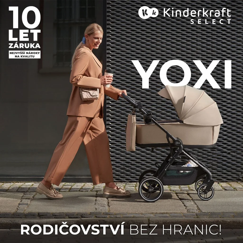 Kočík kombinovaný Yoxi 2v1 Sand Beige