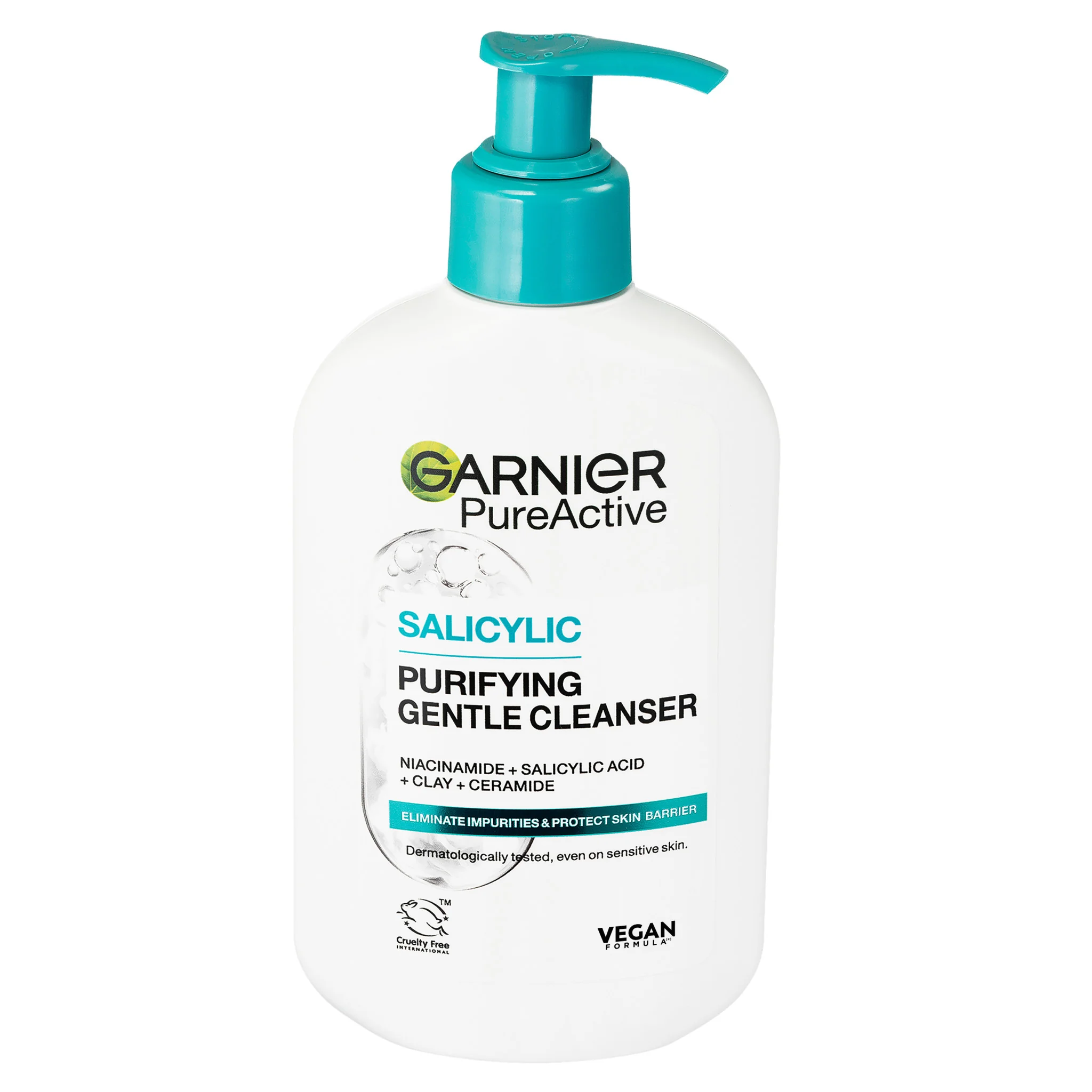 Garnier Pure Active hydratačný čistiaci gél proti nedokonalostiam 1×250 ml, hydratačný čistiaci gél