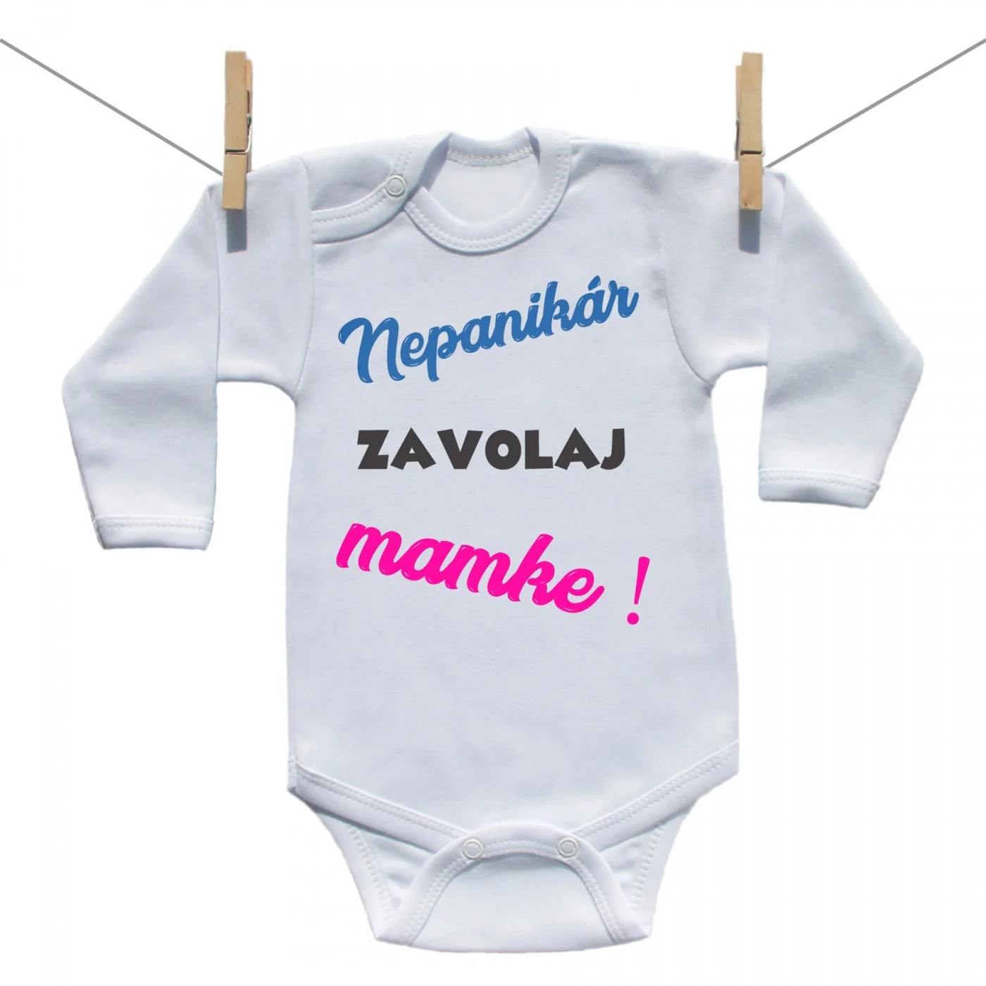Boodyy Body s dlhým rukávom Nepanikár Veľkosť: 80