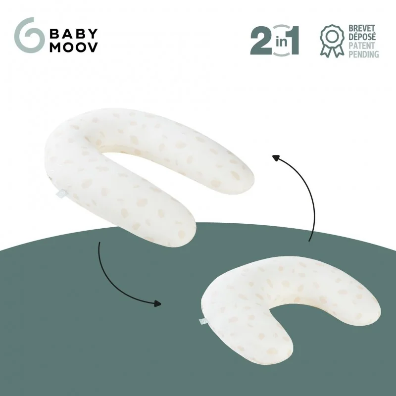 Babymoov multifunkčný vankúš B.LOVE 2v1 Petals Ecru