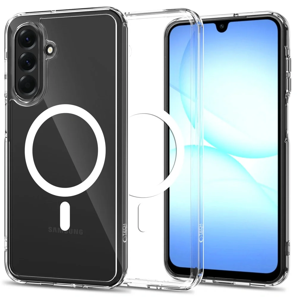 Tech-Protect FlexAir Hybrid MagSafe kryt na Samsung Galaxy A17 / A18 4G / 5G, priesvitný