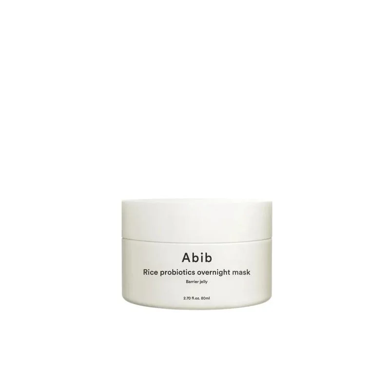 Abib Rice Probiotics Overnight Mask Barrier Jelly nočná maska na pleť s probiotickými zložkami 80 ml